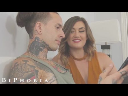 bisexual frottage double blowjob