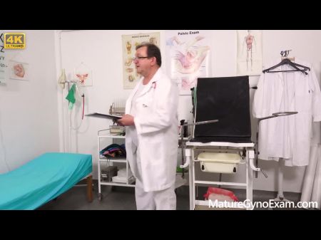 mature female doctor masturbation test