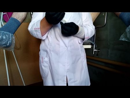 nurse wearing condom