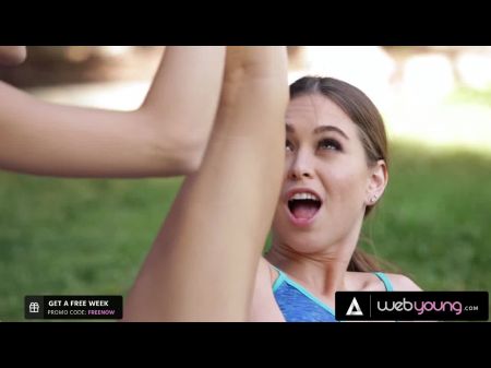 download super slim hot sexy august ames hot yoga scene