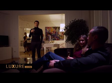 lesbian seduces under dinner table