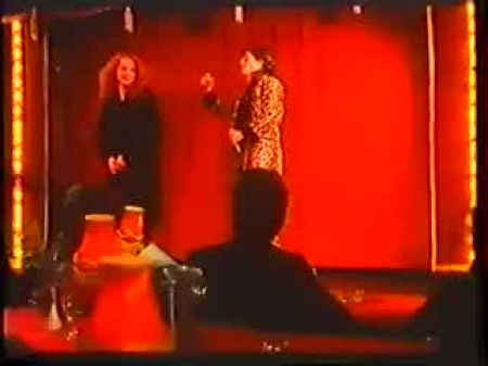 embarrassed woman strips stage