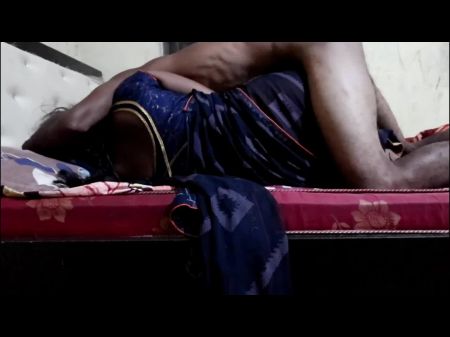 blue flim aunty removes blue saree nude