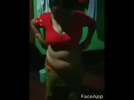 spying desi neighbor aunty changing clothes