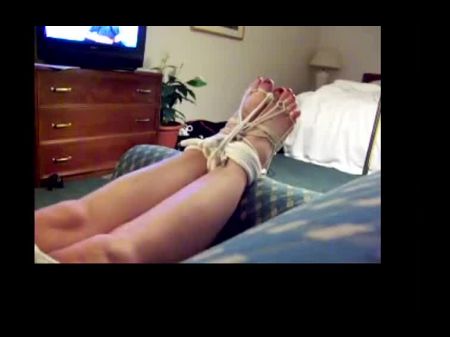 girl tied wand panties