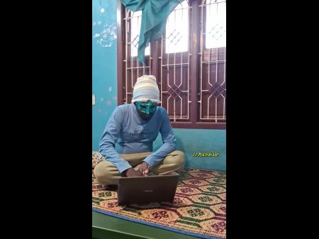 indian tamil aunty wearing bra inskirit