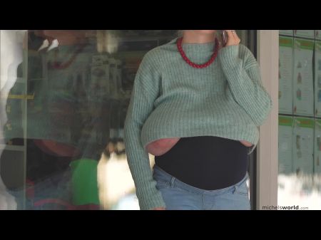 huge floppy tits braless