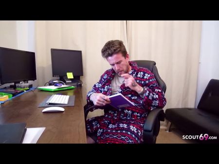 mom caught son masterbate and helps him