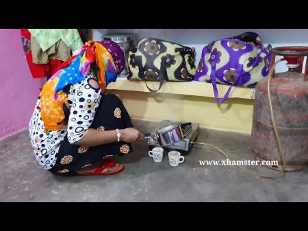 kitchen indian aunty sex with servent boy