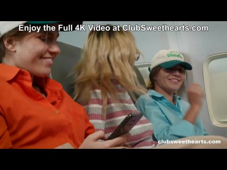 lesbian airplane fuck