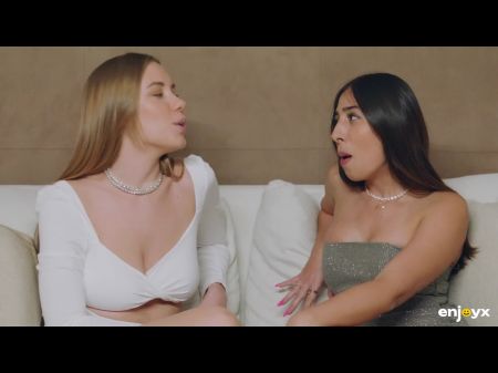 big tit tattoo blonde lesbian scissors with ex wif